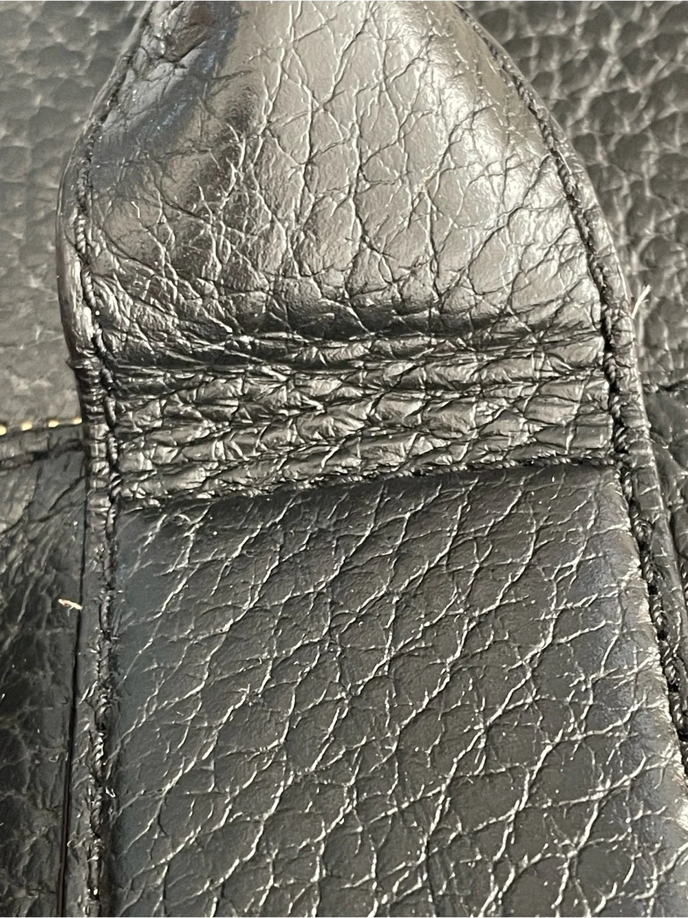 Kate Spade Black Pebbled Leather Southport Avenue Oden Tote Handbag Bag